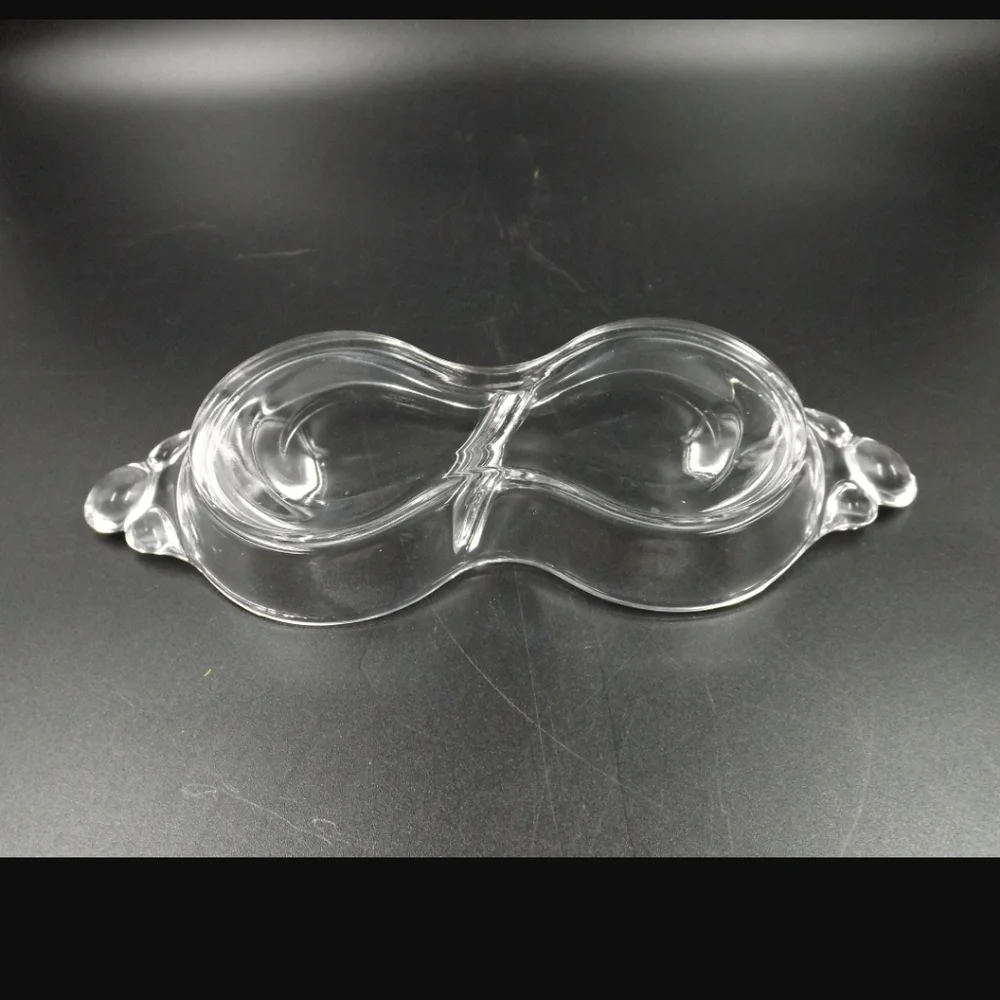 DUNCAN & MILLER Vintage Canterbury 3 piece Crystal Sugar, Creamer & Divided Tray